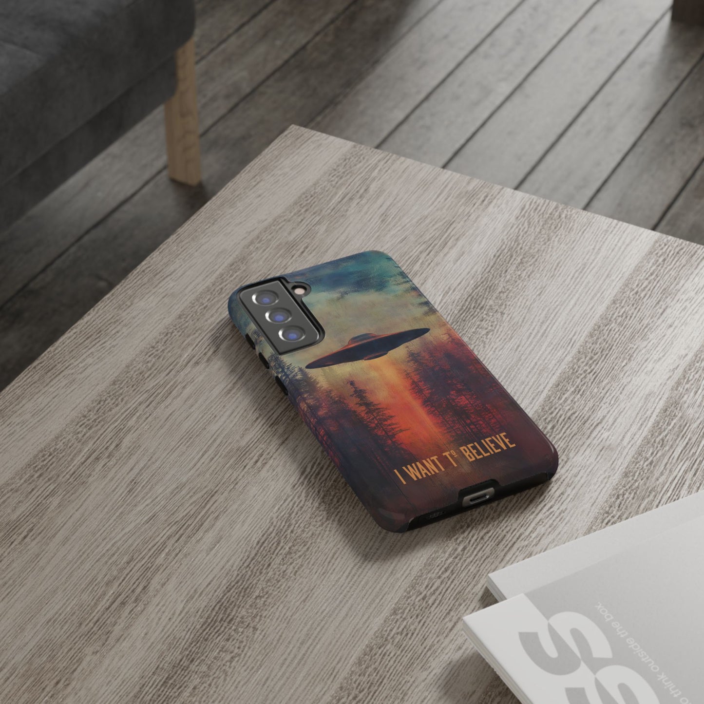 A Tough Phone Case of - UFO Space Conspiracy Cover.