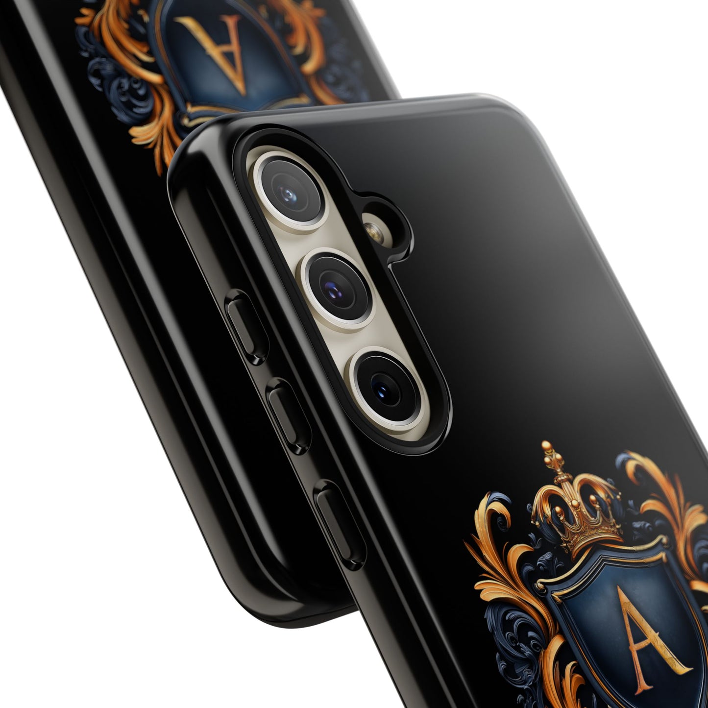 A Personalized Tough Phone Case of - A Family Crest Design.
