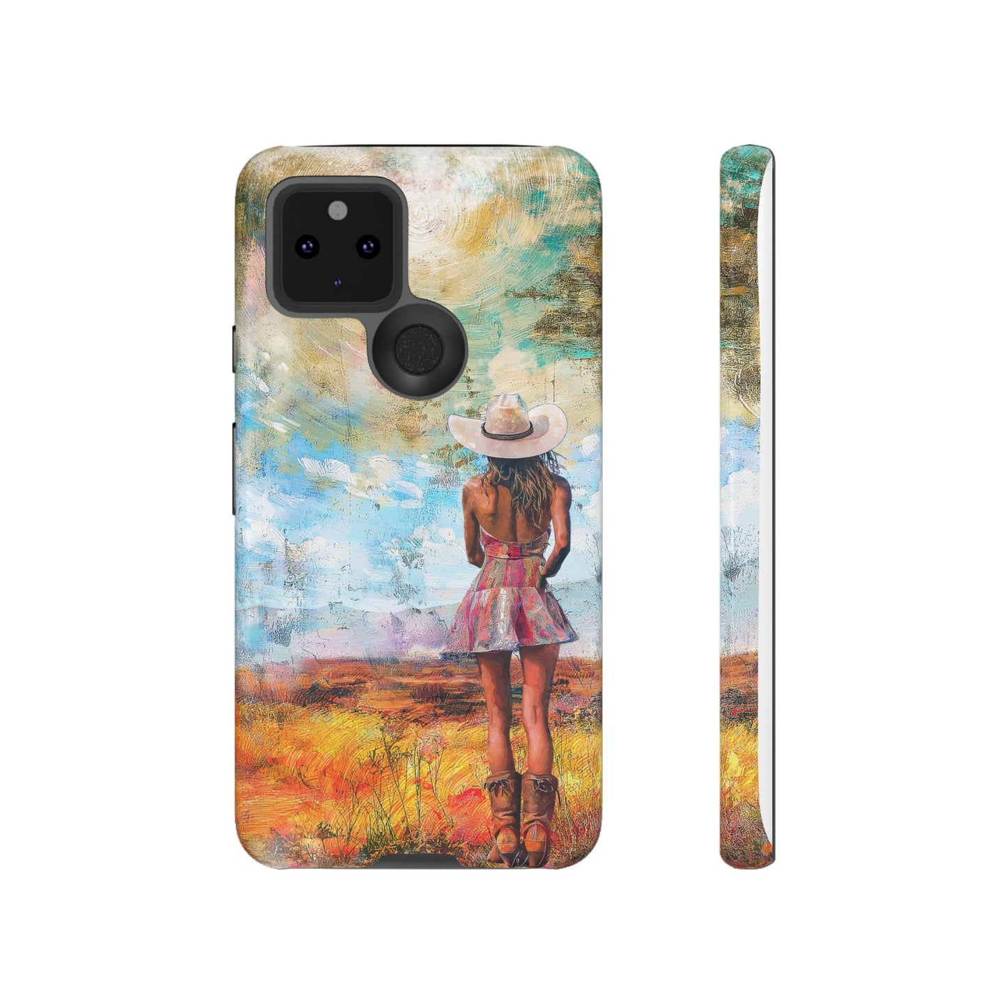 A Tough Phone Case of - A Country Girl in Nature.