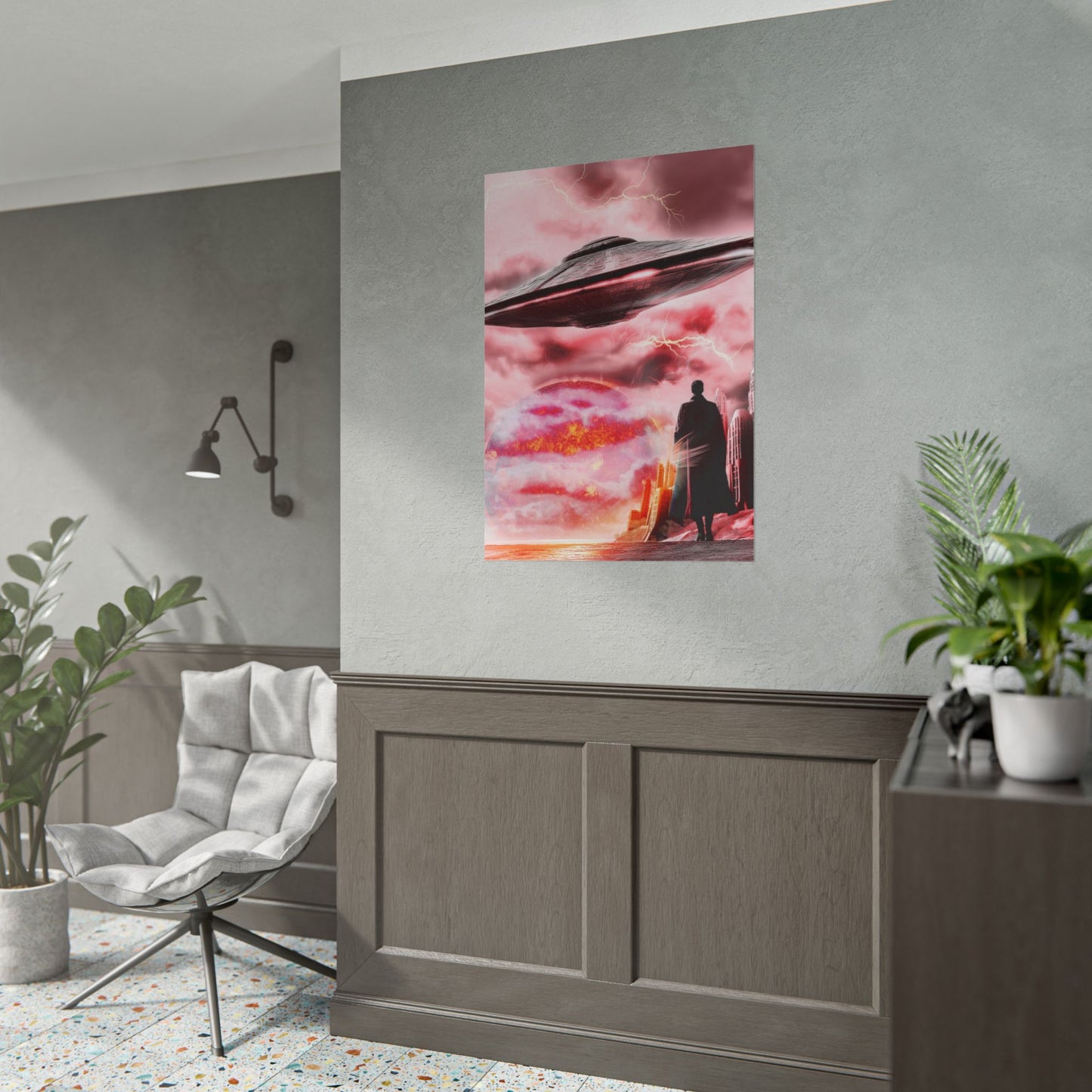 A Vertical Poster Print of - Time to Leave