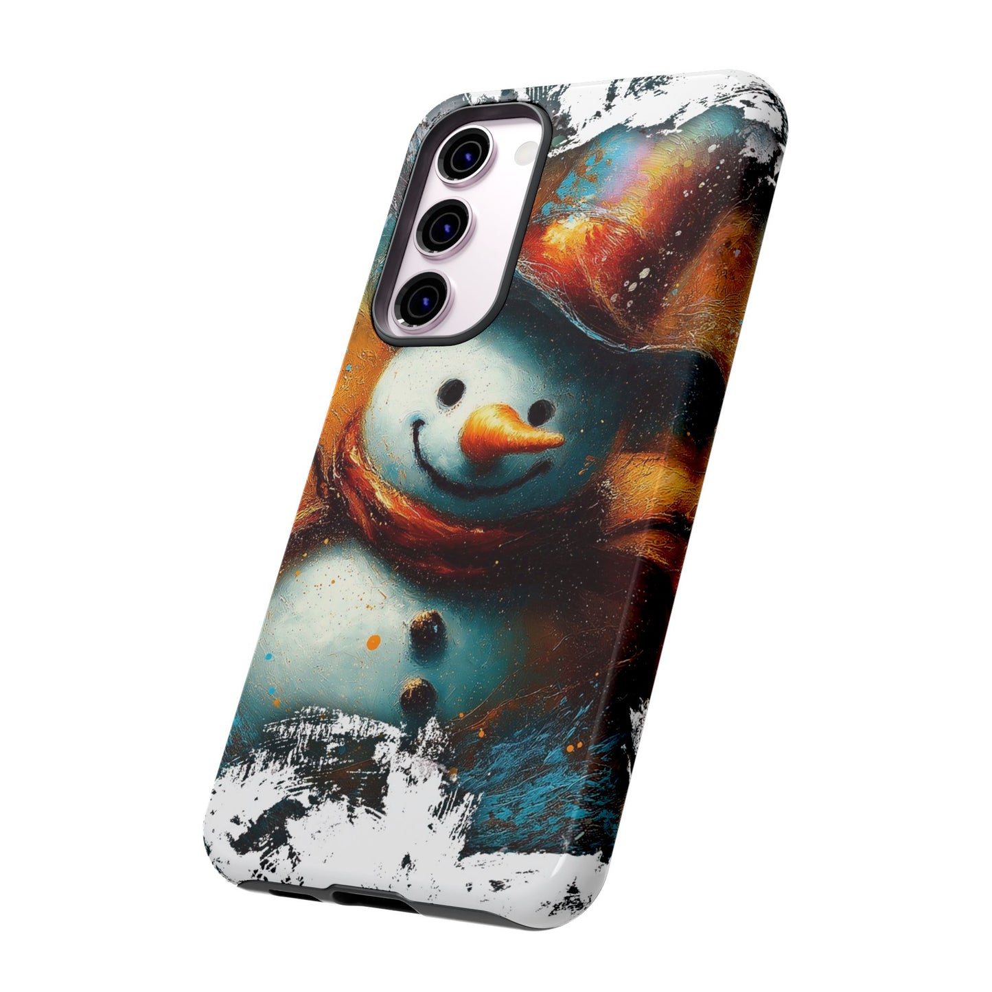A Tough Phone Case of - A Cute Snowman.