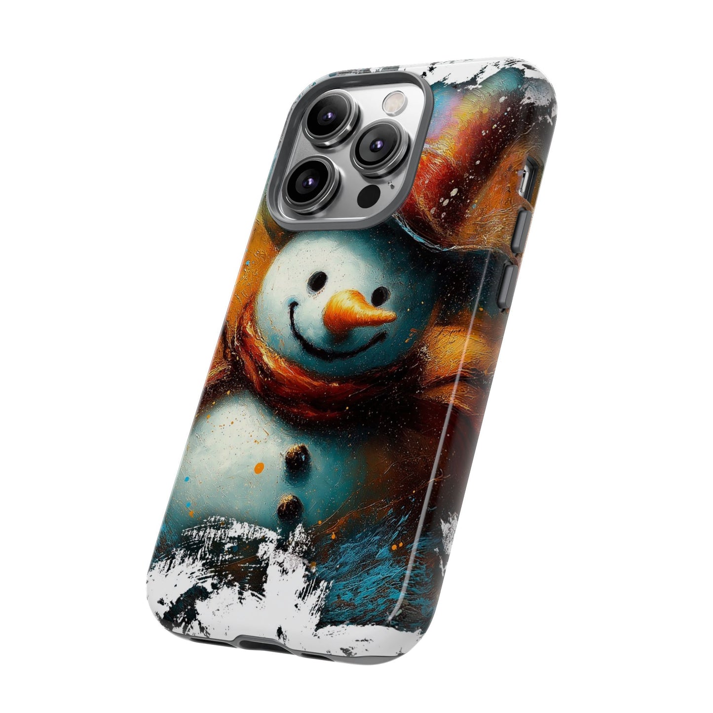 A Tough Phone Case of - A Cute Snowman.