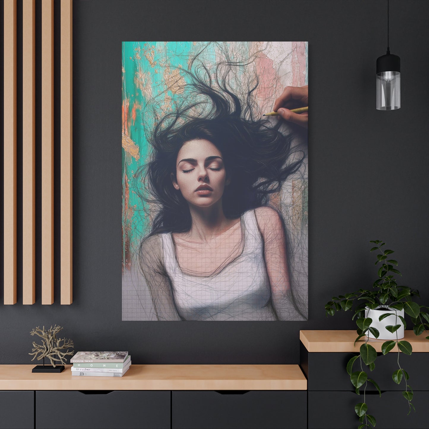 A Vertical Canvas Print, Bring Me to Life.