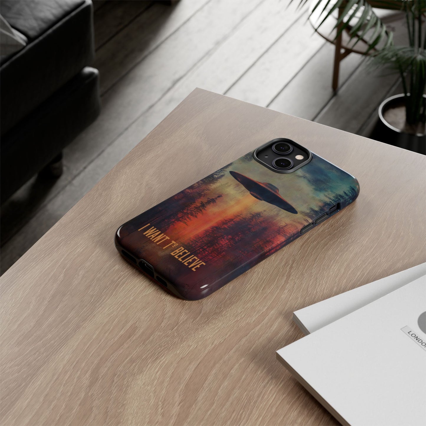 A Tough Phone Case of - UFO Space Conspiracy Cover.
