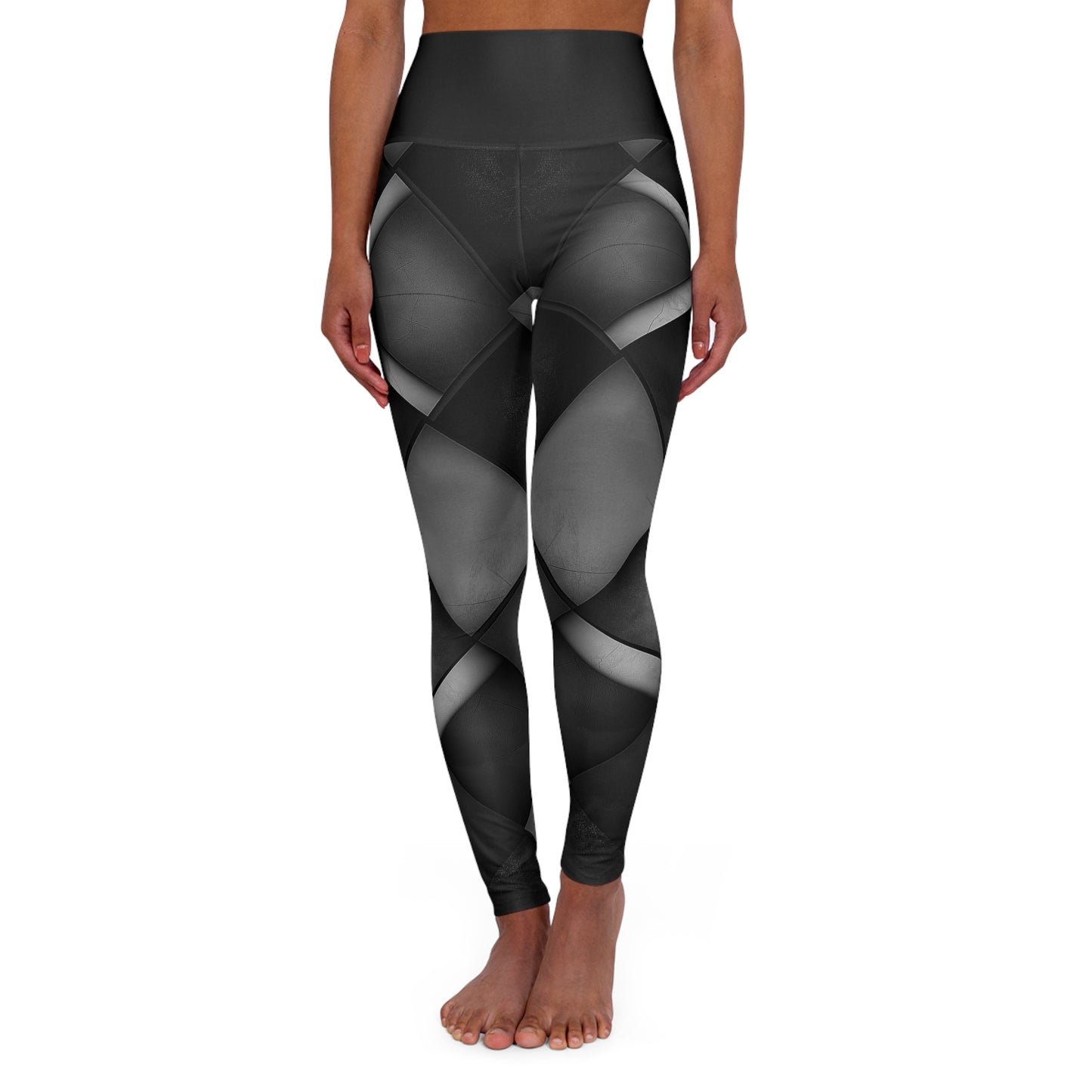 Comfortable High Waisted Leggings for Yoga, Pilates, and Lounging - Stretchy Black Leggings with Tummy Control, Workout Leggings, Athletic