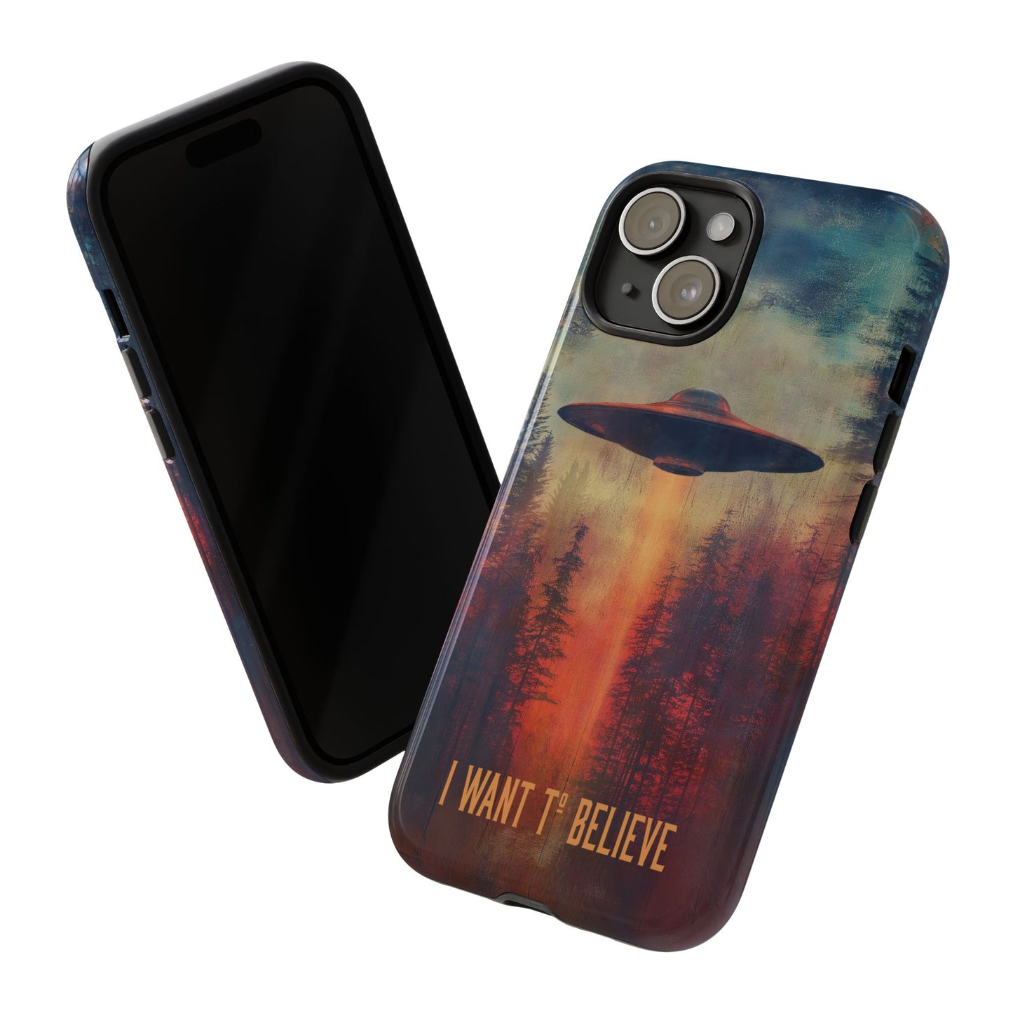 A Tough Phone Case of - UFO Space Conspiracy Cover.