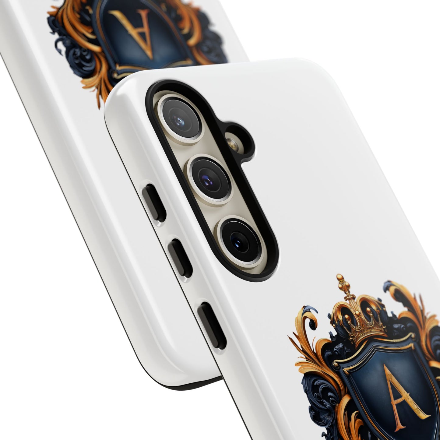A Personalized Tough Phone Case of - A Family Crest Design.