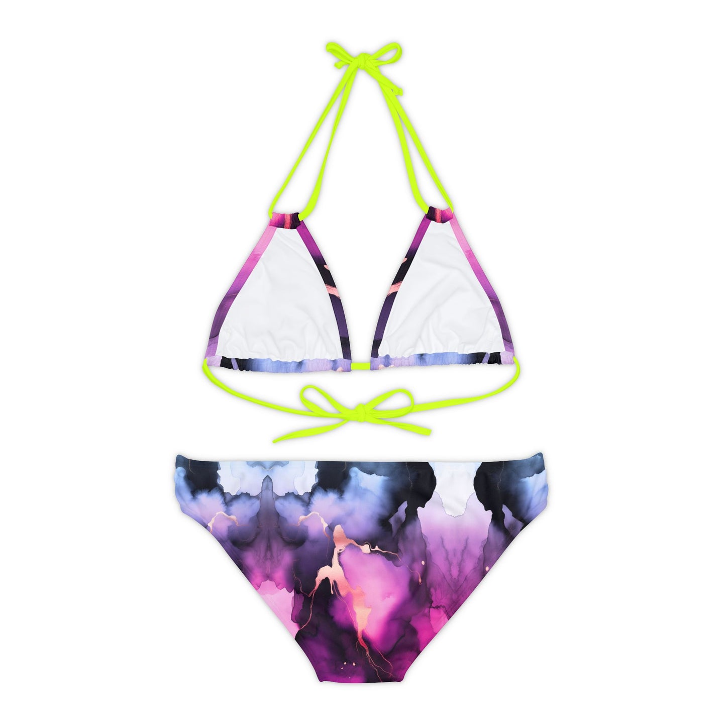 Merlot Marble Bikini Set, Swimwear, Bathing Suit, Beachwear, Poolside Fashion, Summer Outfit