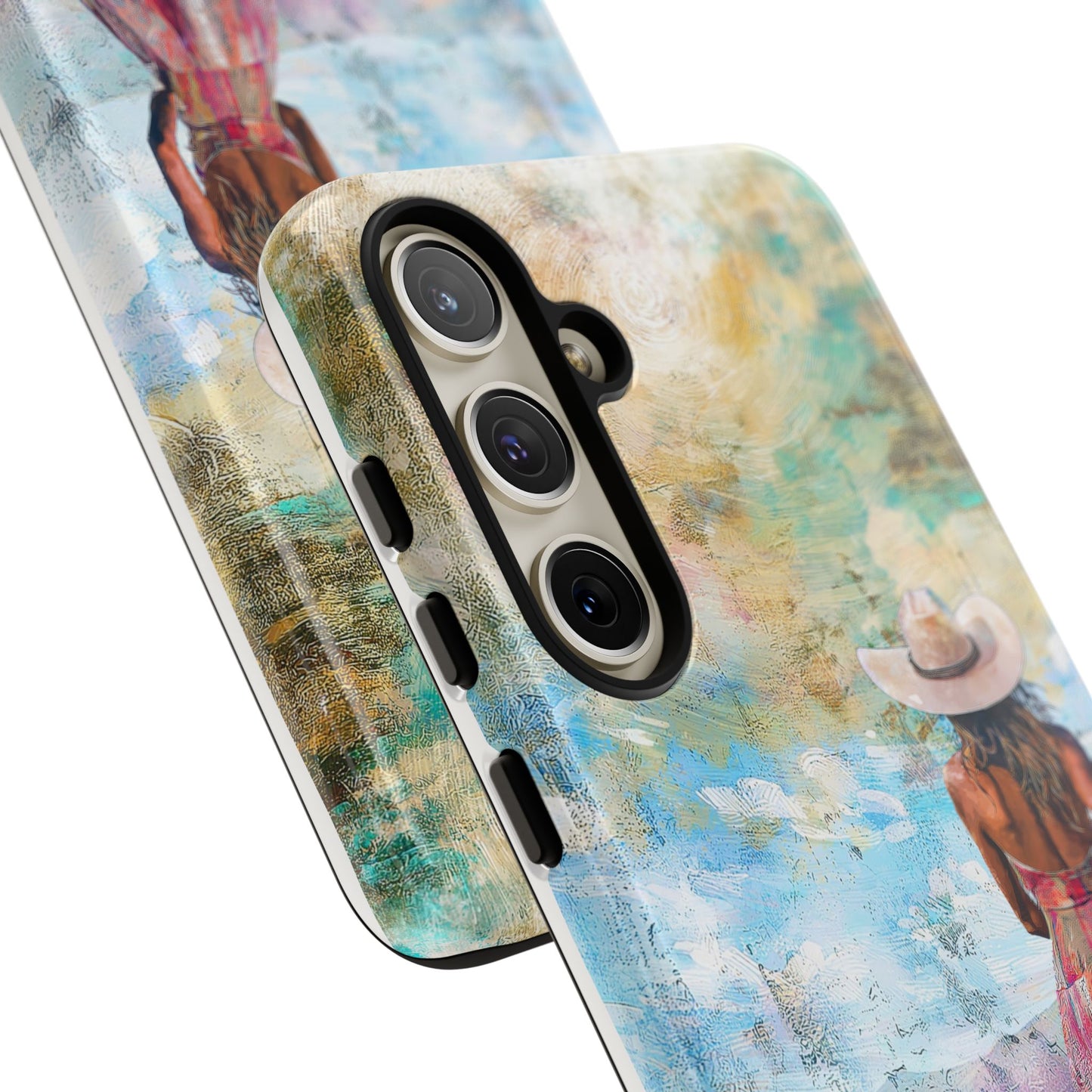A Tough Phone Case of - A Country Girl in Nature.