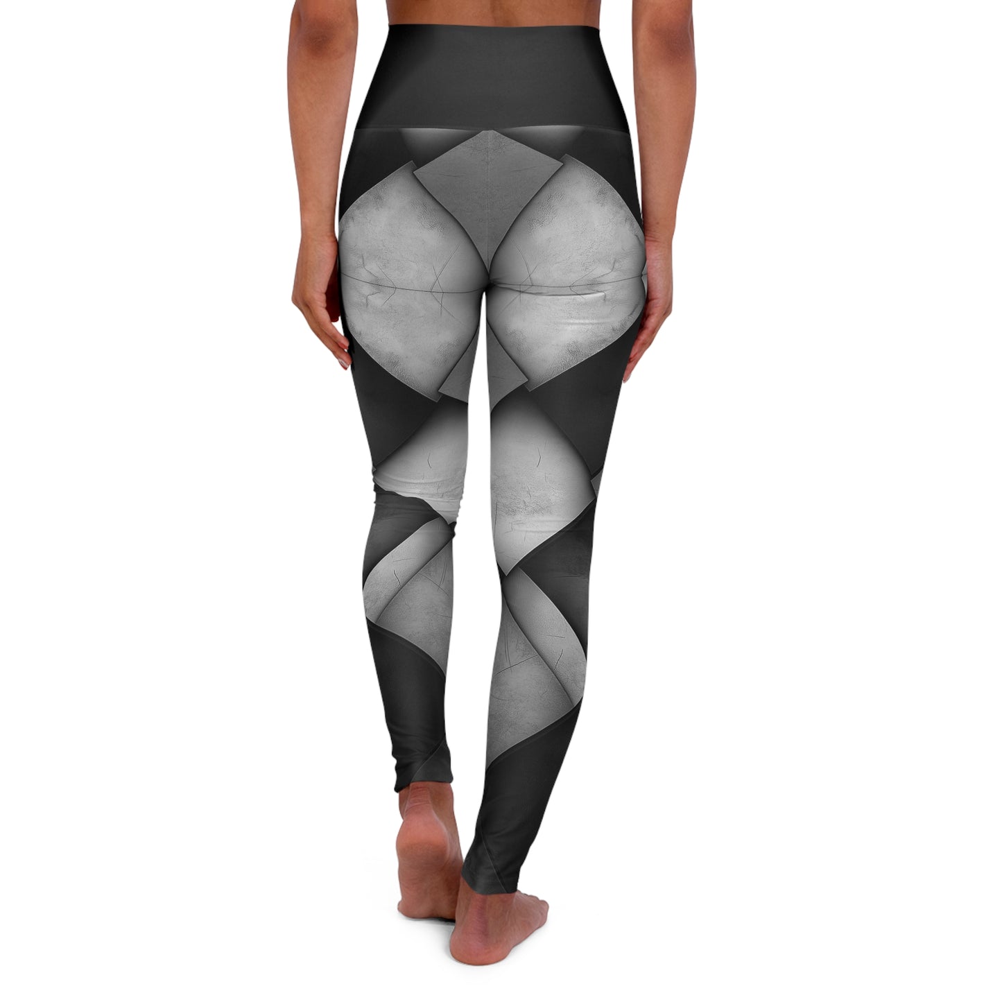 Comfortable High Waisted Leggings for Yoga, Pilates, and Lounging - Stretchy Black Leggings with Tummy Control, Workout Leggings, Athletic