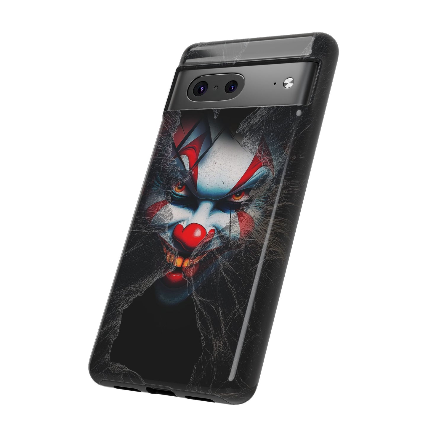 A Tough Phone Case of - A Creepy Halloween Clown.