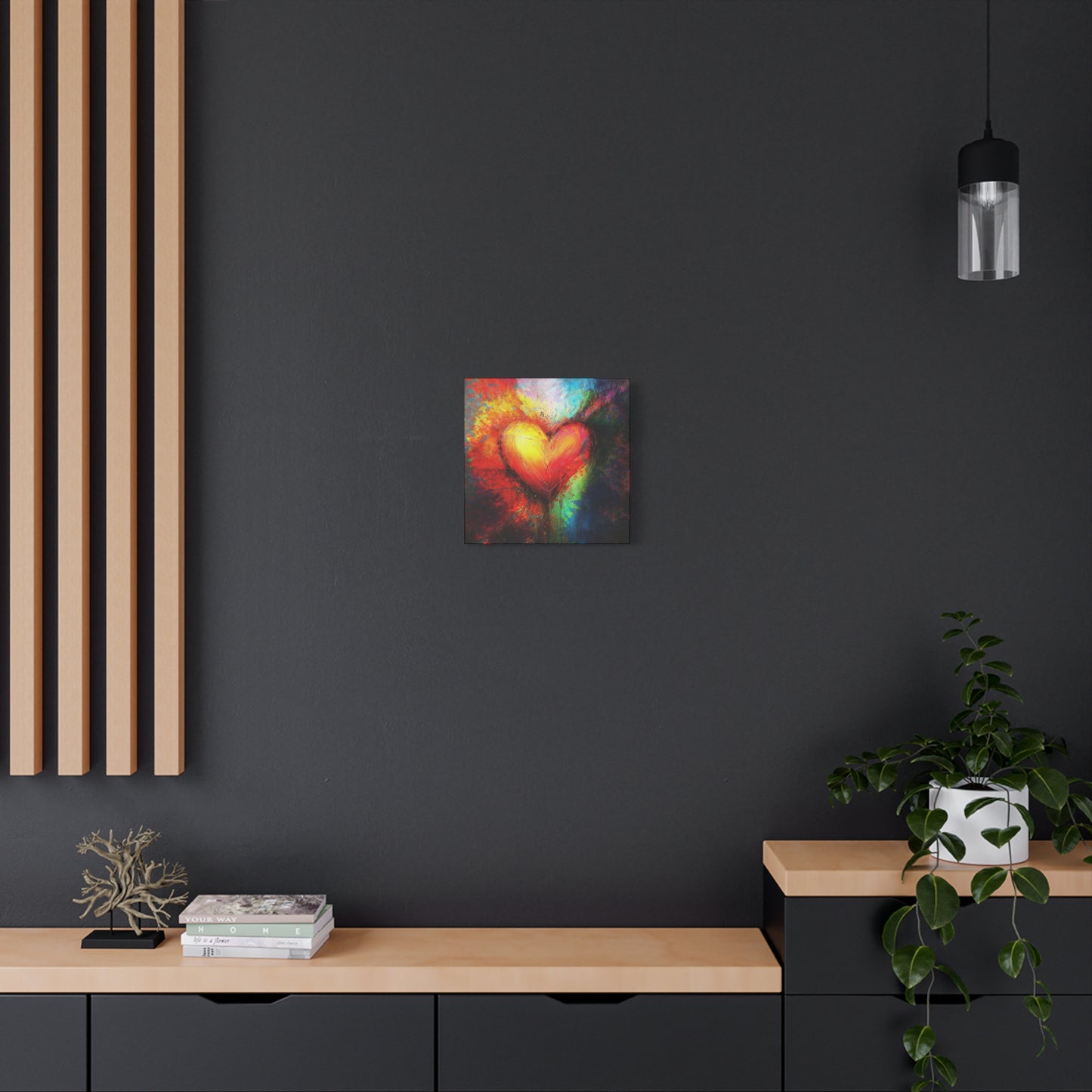 A Vertical Canvas Print of - Abstract Love