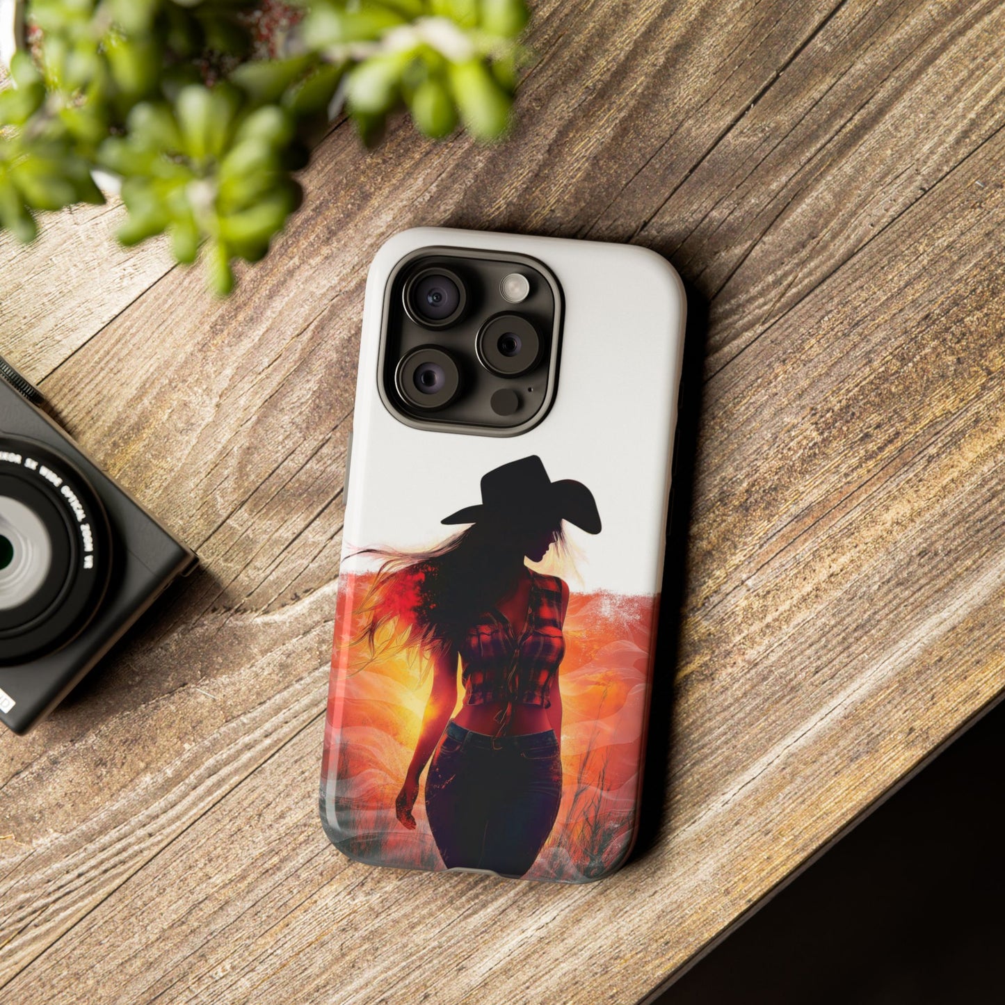 American Country Girl Phone Case, Tough iPhone, Google, Samsung Phone Cover. Perfect Gift for country-loving individuals.