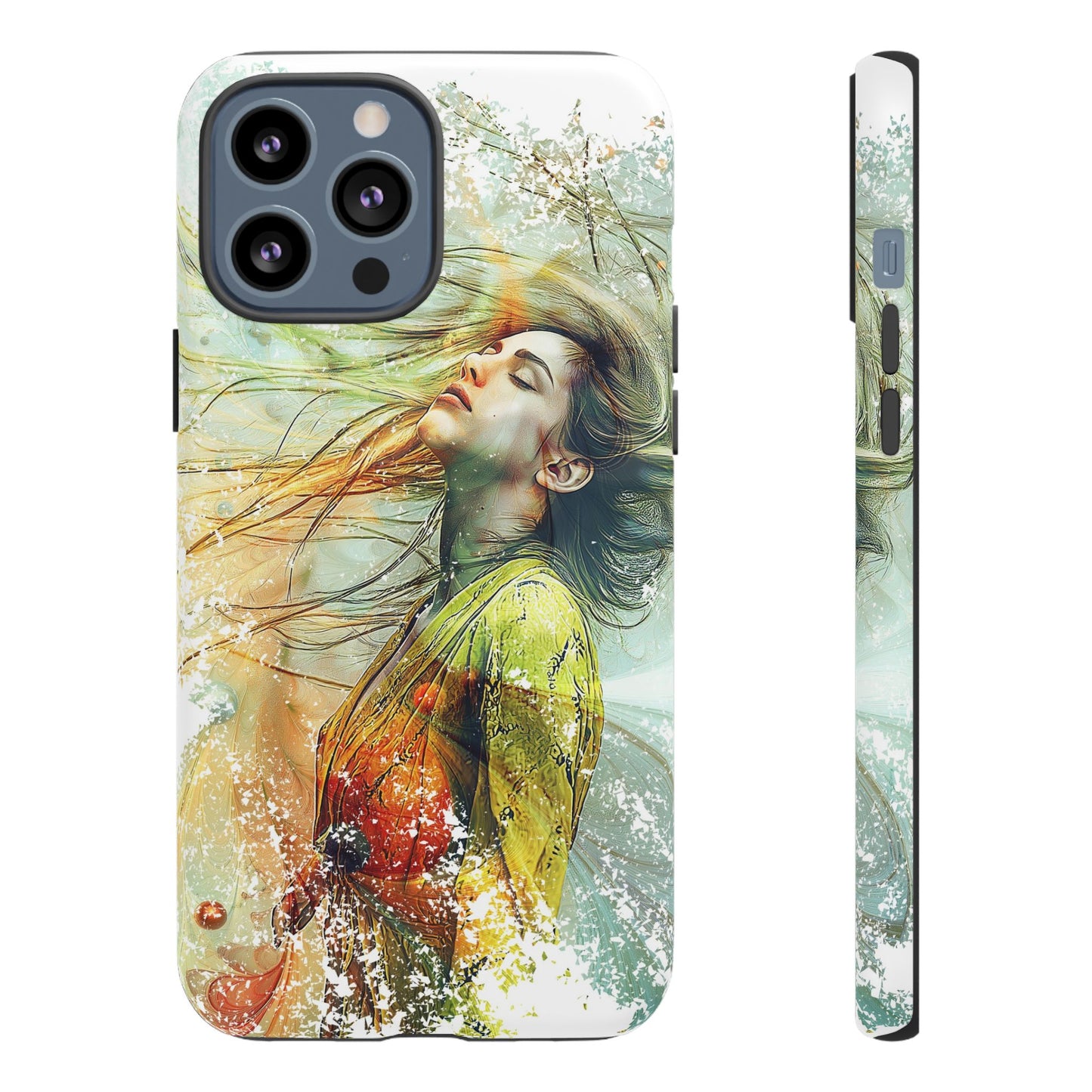 Phone Case Wind Storm Design, Tough Cases for iPhone, Protective Smartphone Cover, Heavy Duty Shell, Weather Pattern Accessories