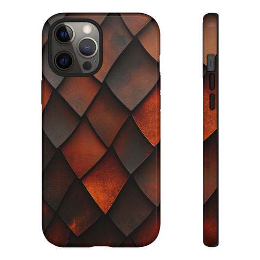 Phone Case Dragon Scale Design, Tough Cases for iPhone, Protective Smartphone Cover, Heavy Duty Shell.