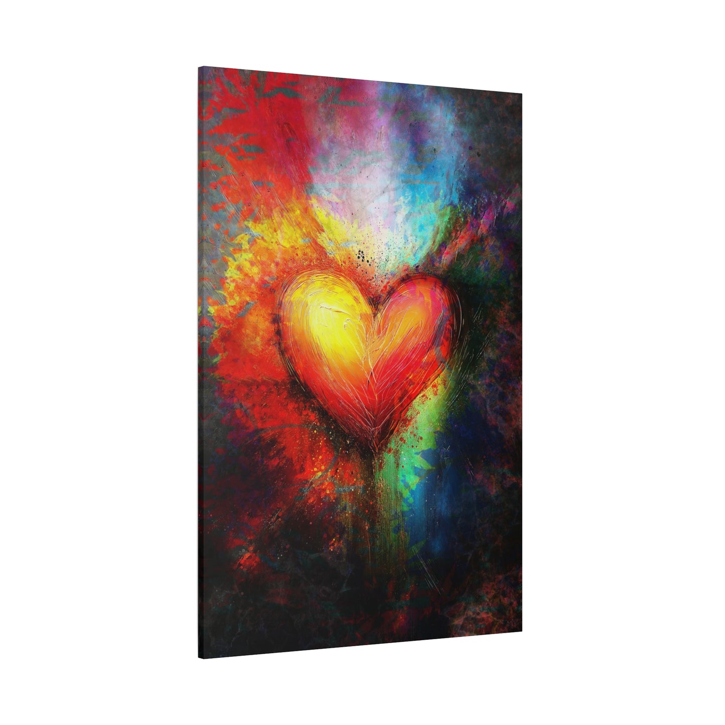 A Vertical Canvas Print of - Abstract Love