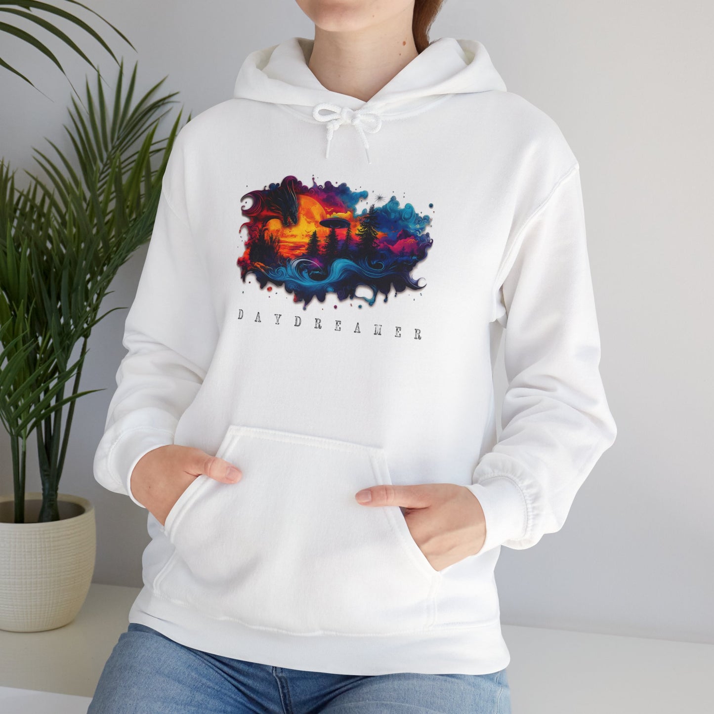 Daydreamer Unisex Hoodie, Cozy Daydreamer Hooded Jumper, Lounge Wear, Gift for Dreamers.