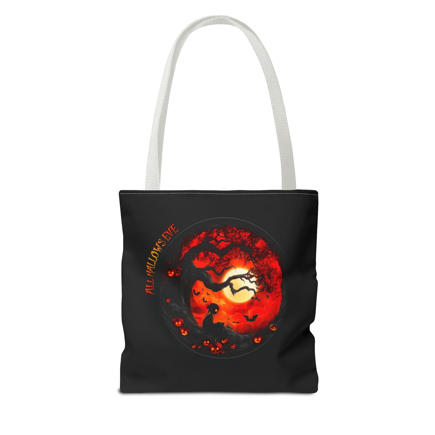 Personalized Halloween Tote Bag, Colorful Tote, Unique Tote, Stylish Bag, Trick or Treat Tote Bag