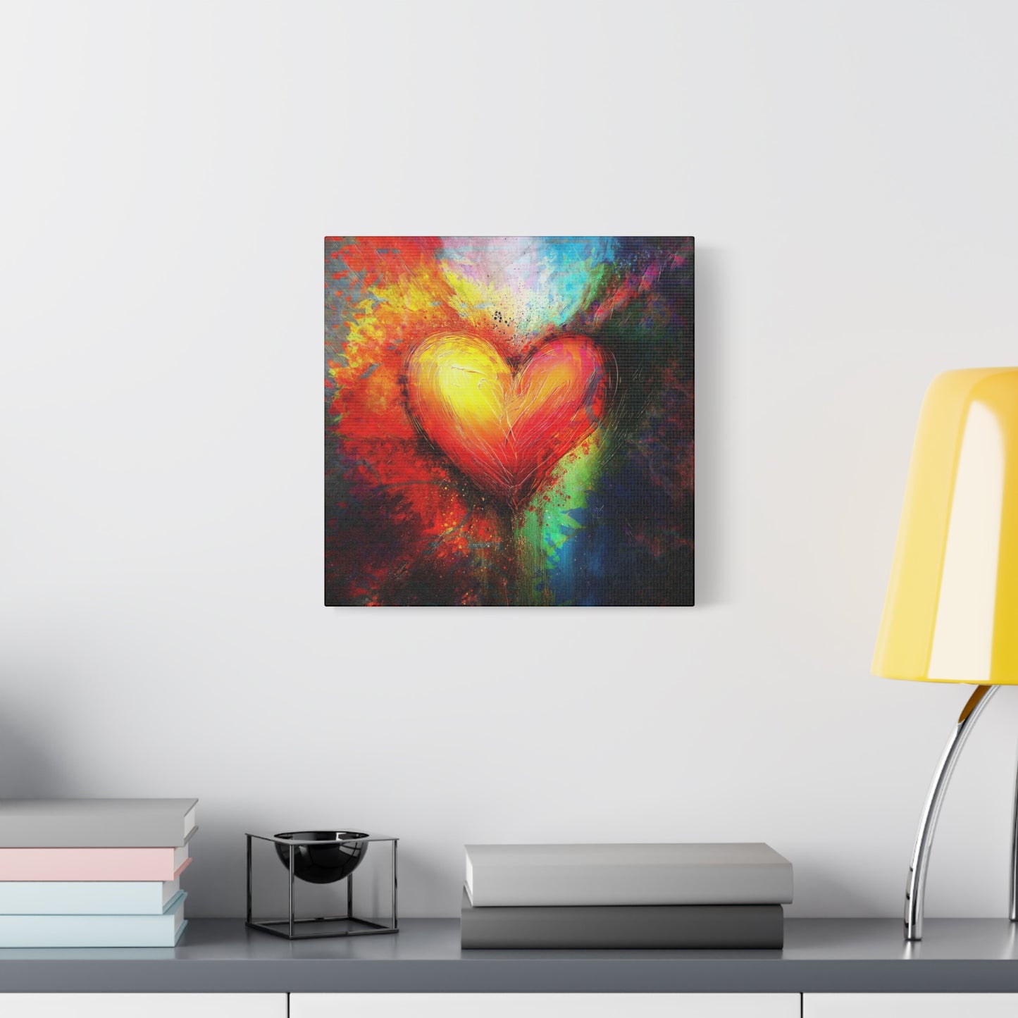 A Vertical Canvas Print of - Abstract Love