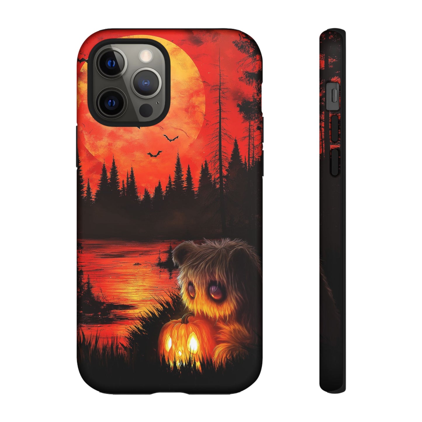 Halloween Phone Case, Spooky Cute Tough Case, Scary Halloween Phone Cover, Pumpkin Phone Protector, Cute Halloween Phone Accessories