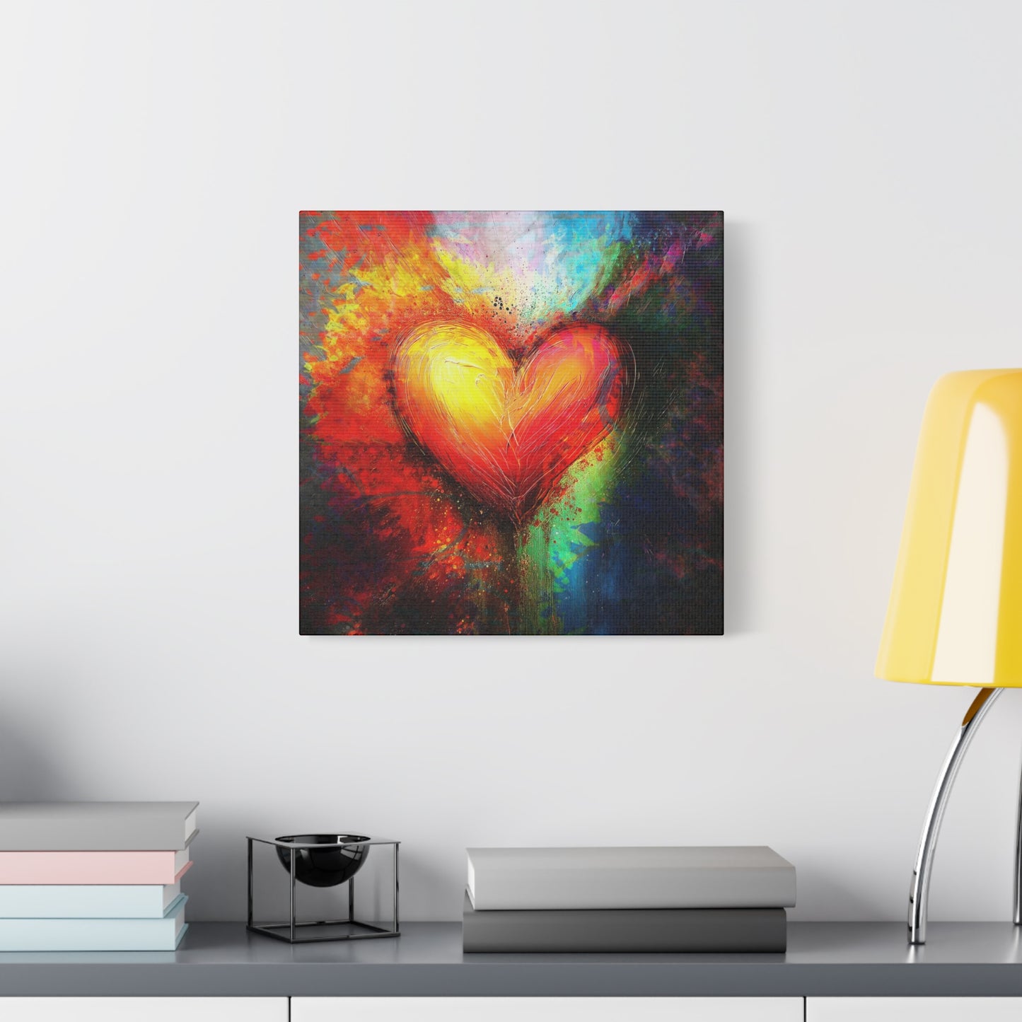 A Vertical Canvas Print of - Abstract Love