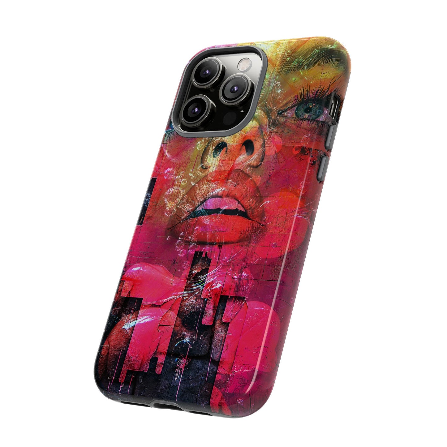 Abstract Wall Graffiti Tough Case, Protective Phone Cover, Artistic iPhone Accessories, Unique Samsung Galaxy Case, Cool Street Art Design