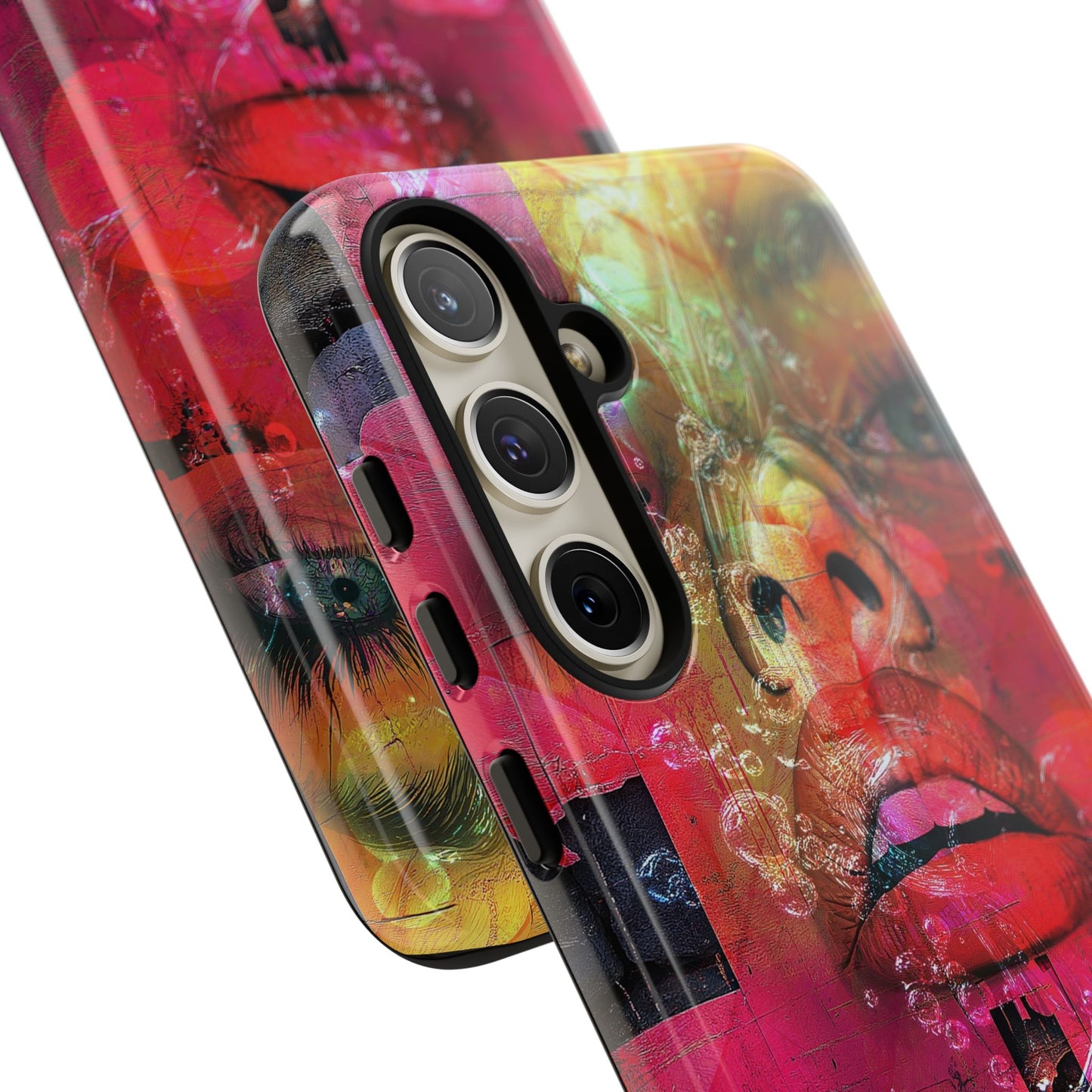 Abstract Wall Graffiti Tough Case, Protective Phone Cover, Artistic iPhone Accessories, Unique Samsung Galaxy Case, Cool Street Art Design