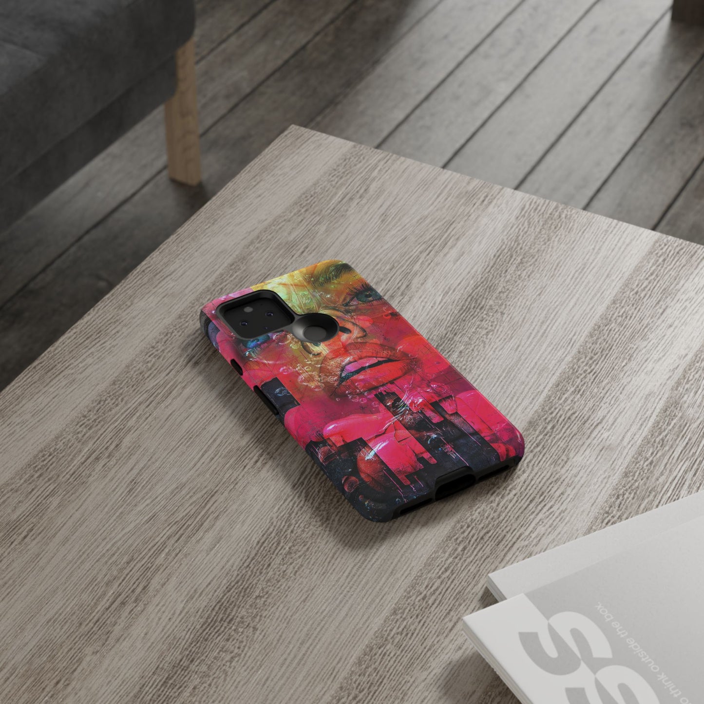 Abstract Wall Graffiti Tough Case, Protective Phone Cover, Artistic iPhone Accessories, Unique Samsung Galaxy Case, Cool Street Art Design