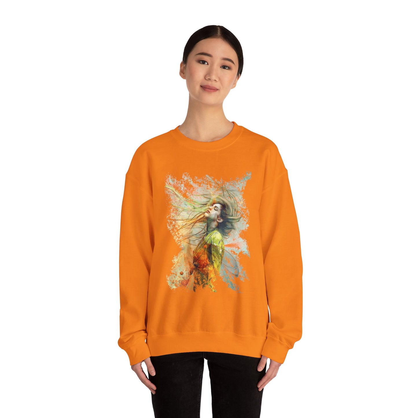 Windstorm Sweatshirt, Stormy Weather Crewneck Jumper, Nature Lover Gift, Cozy Sweater, Winter Clothing, Outdoor Adventure Apparel