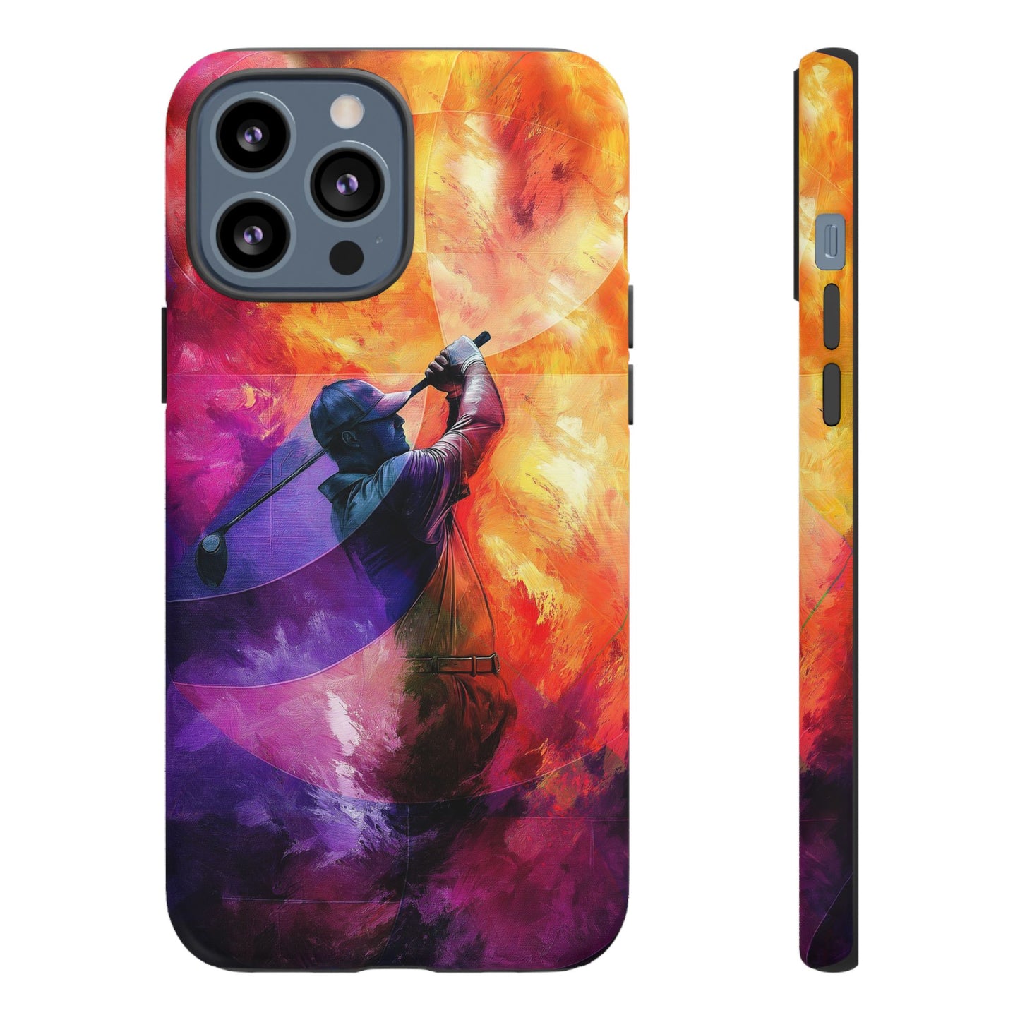 Abstract Golfer Design Tough Cases, Golf Phone Case, Golfer Gift, Sports Phone Cover, Golf Accessories, Golf Lover Gift