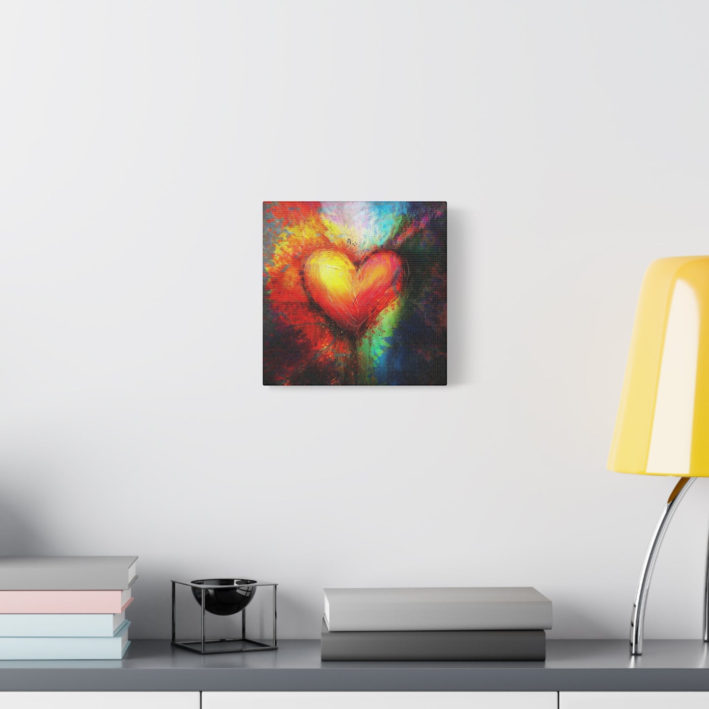 A Vertical Canvas Print of - Abstract Love