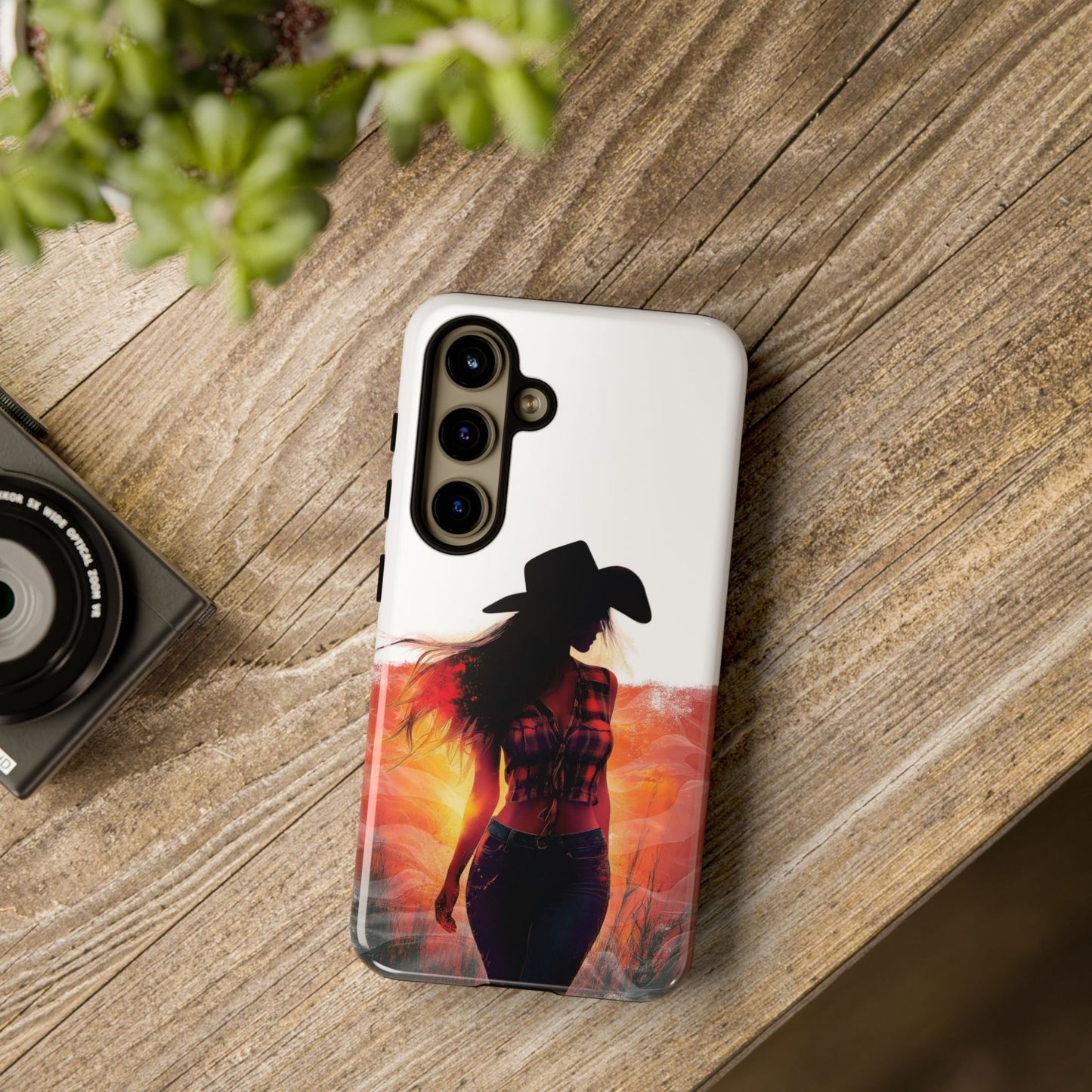 American Country Girl Phone Case, Tough iPhone, Google, Samsung Phone Cover. Perfect Gift for country-loving individuals.