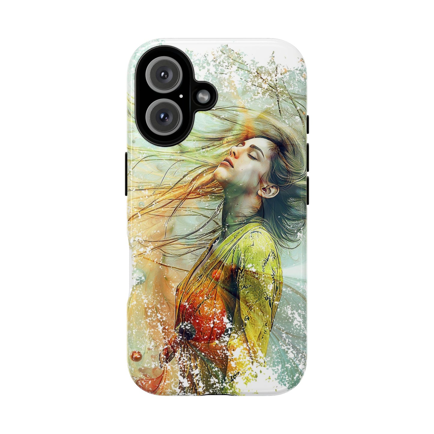 Phone Case Wind Storm Design, Tough Cases for iPhone, Protective Smartphone Cover, Heavy Duty Shell, Weather Pattern Accessories