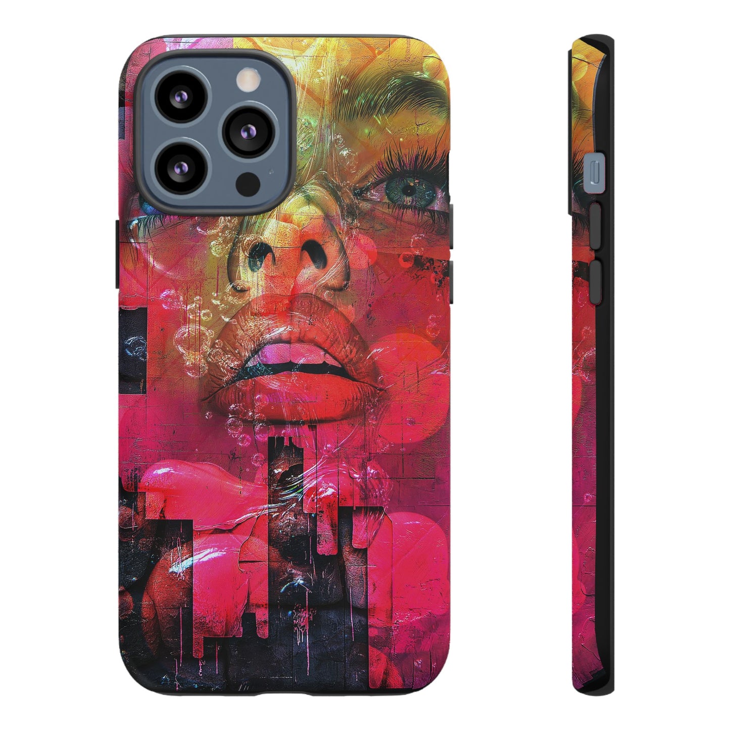 Abstract Wall Graffiti Tough Case, Protective Phone Cover, Artistic iPhone Accessories, Unique Samsung Galaxy Case, Cool Street Art Design