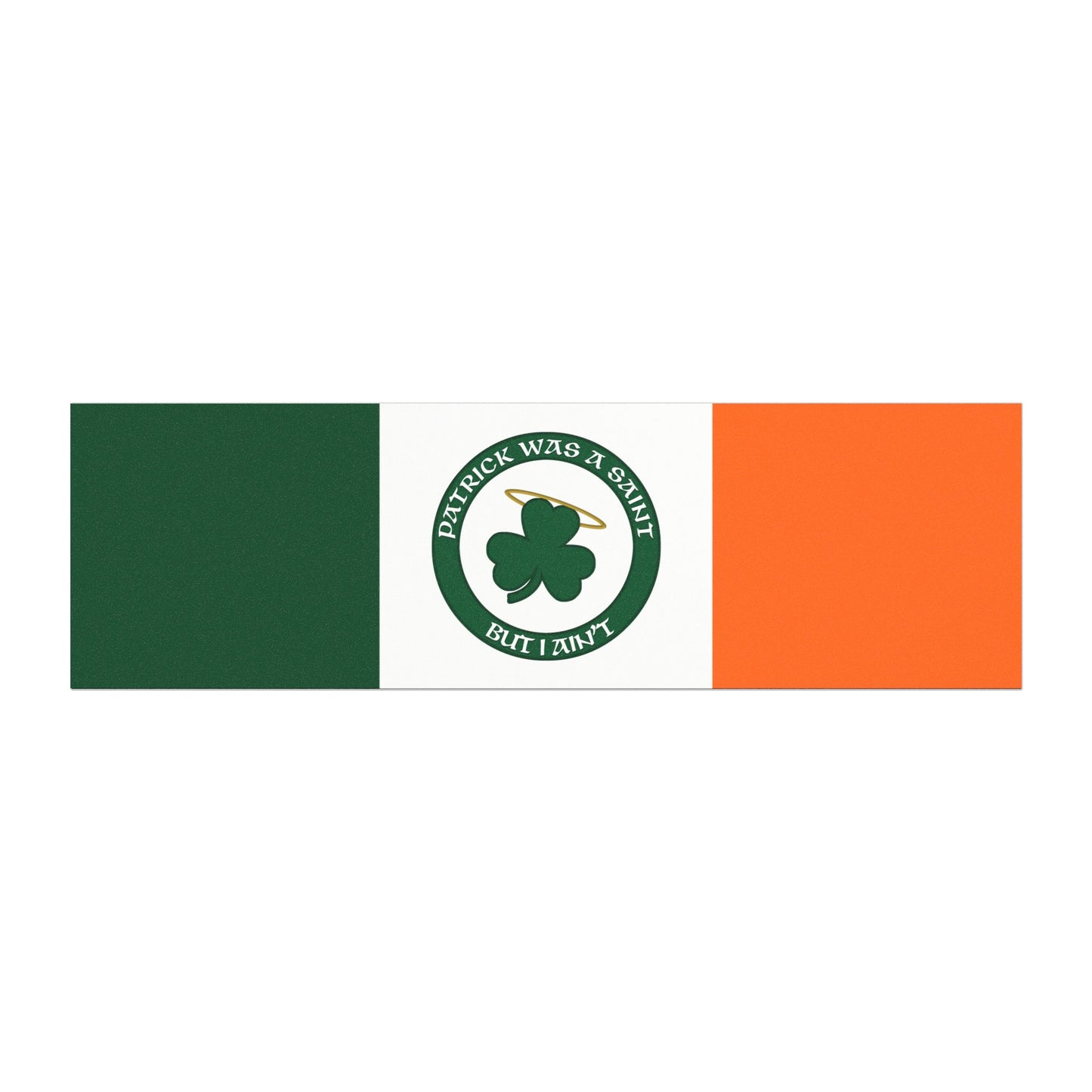St. Patrick's Day Car Magnet - "Patrick Was A Saint" Irish Decor
