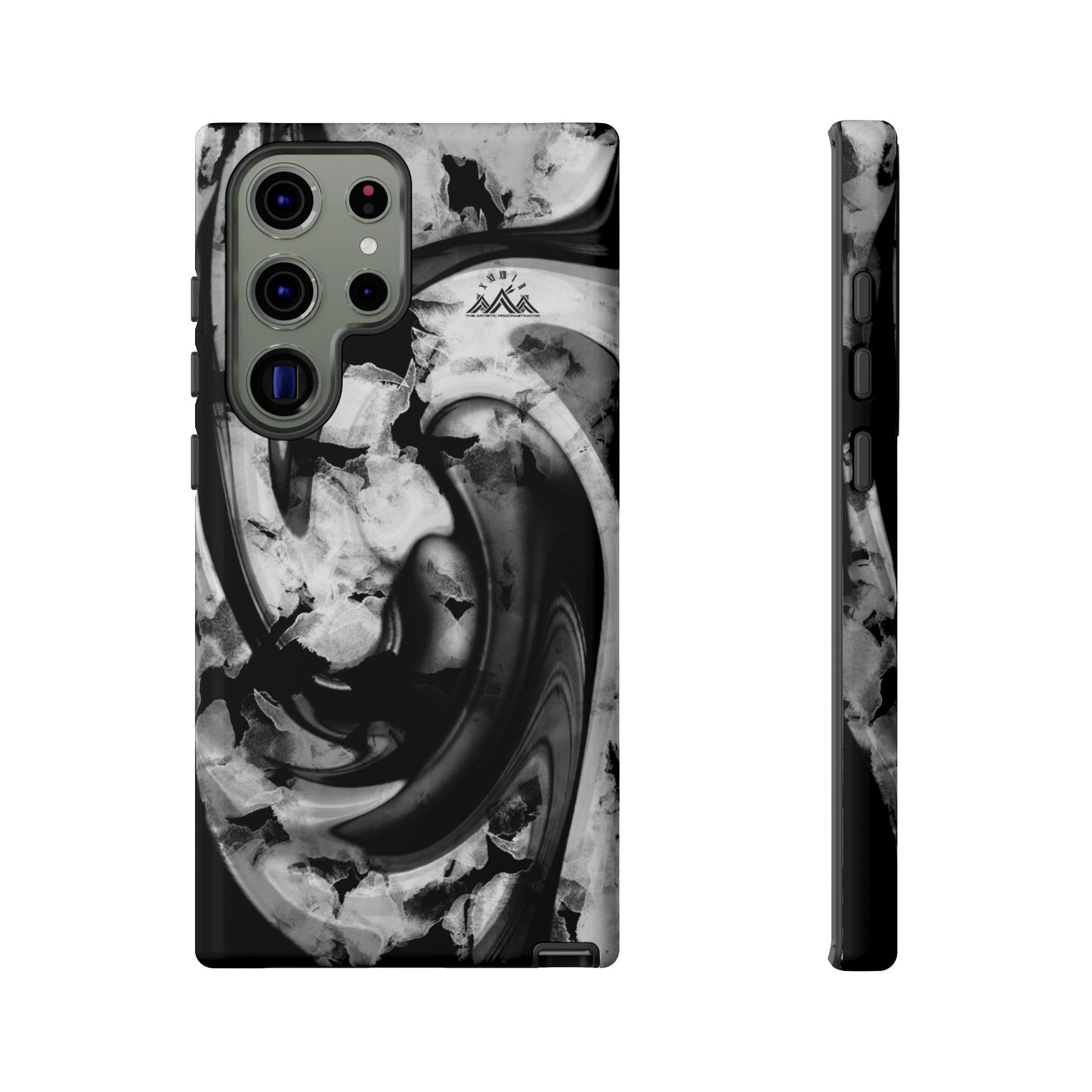 Phone Cases, Black and White Design, iPhone Case, Samsung Galaxy, Unique Gift, Protective Cover