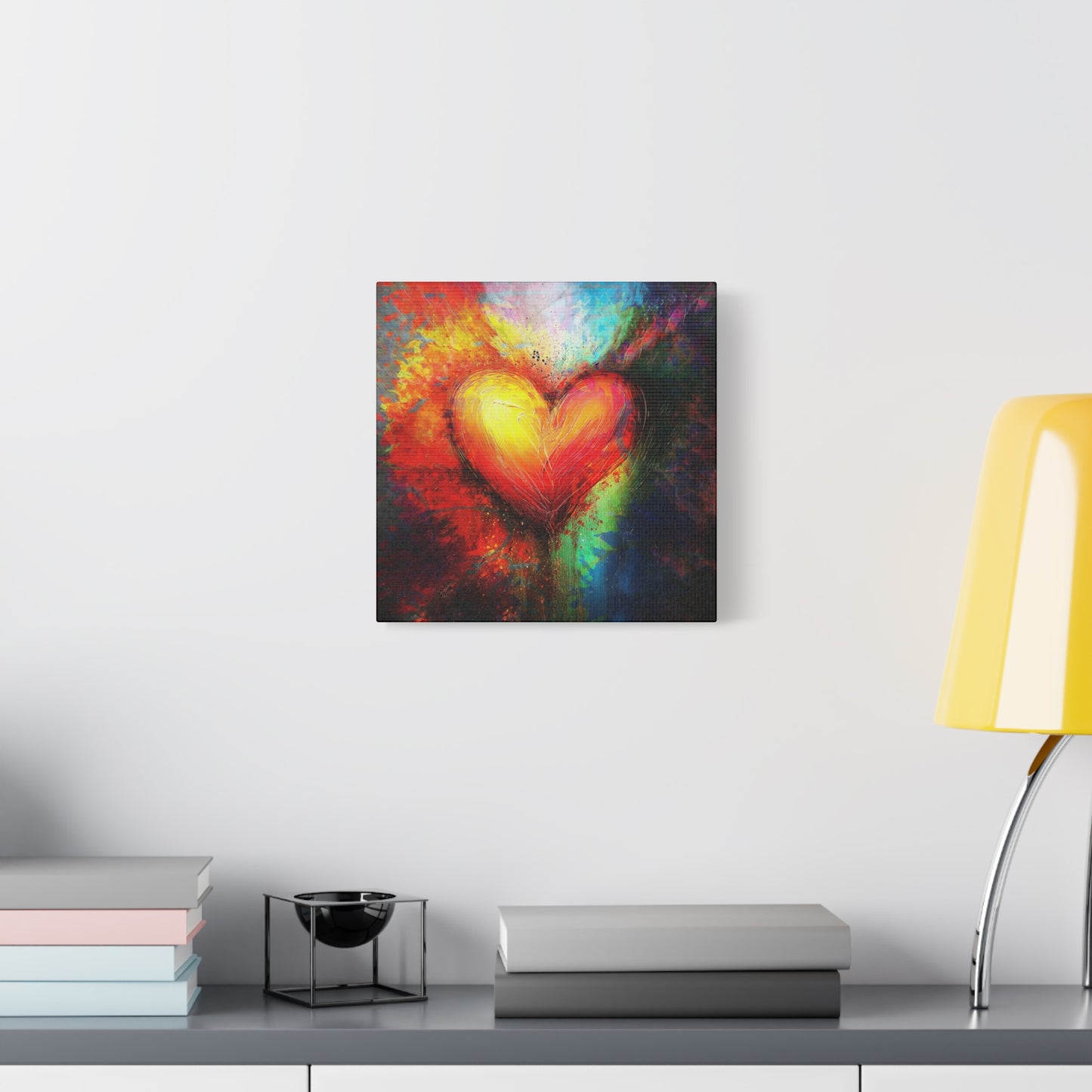 A Vertical Canvas Print of - Abstract Love