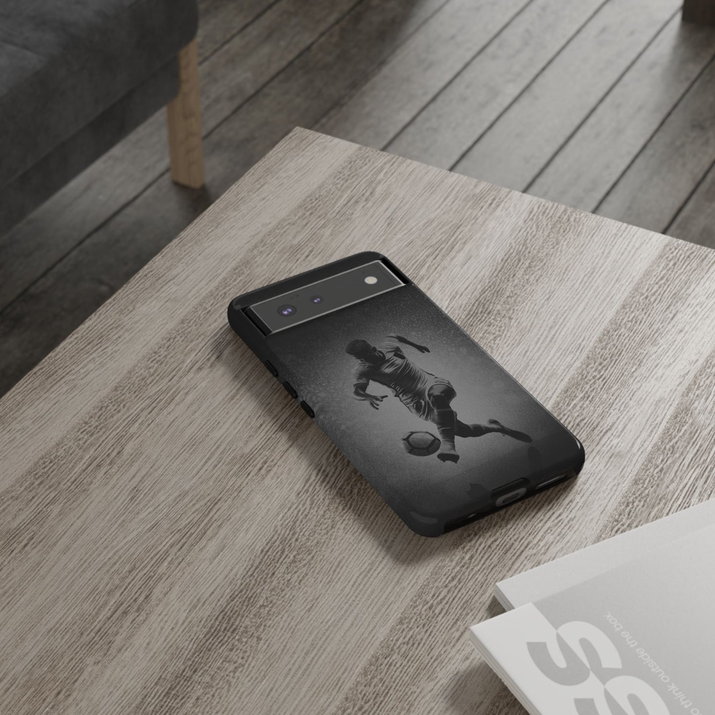 A Tough Phone Case of - A Soccer Player.