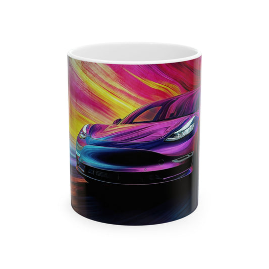 Modern Car Design Ceramic Mug, (11oz, 15oz)