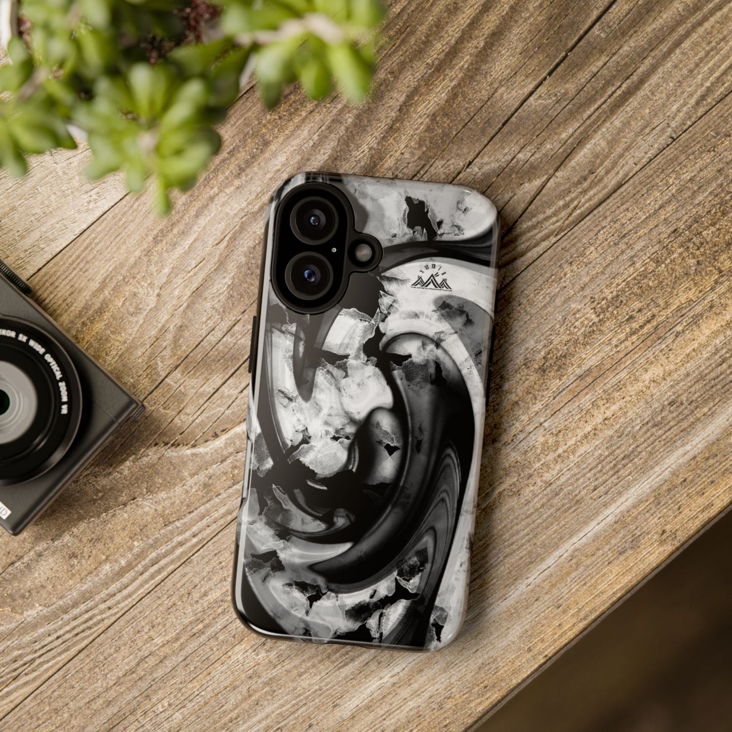 Phone Cases, Black and White Design, iPhone Case, Samsung Galaxy, Unique Gift, Protective Cover