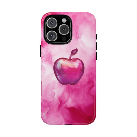 iPhone Tough Case - Pink, Protective Strong Phone Cover.