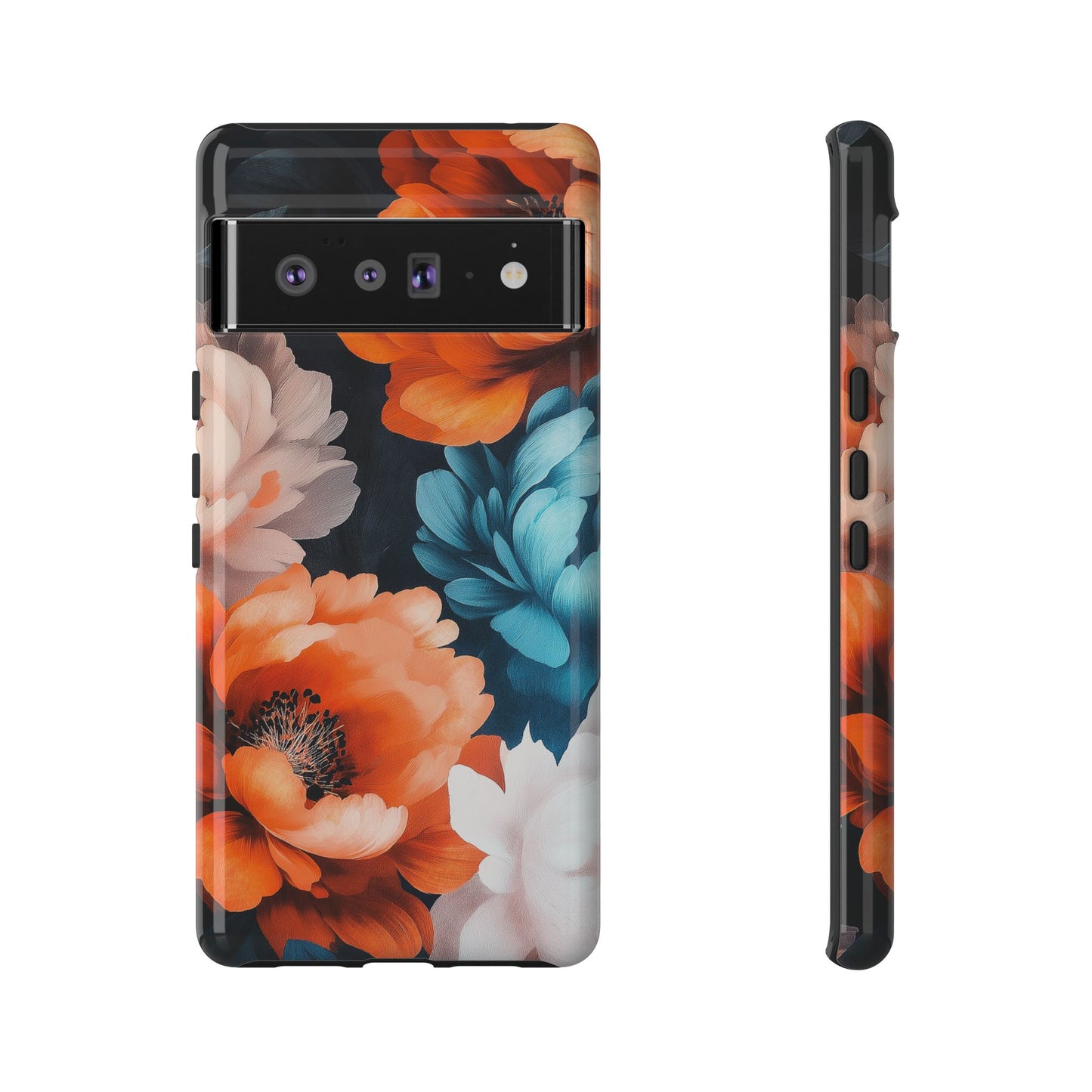 Floral Tough Phone Case - Protective Phone Cover, Durable Floral Case, Cute Floral Phone Case, Tough Phone Sleeve, Flower Phone Case