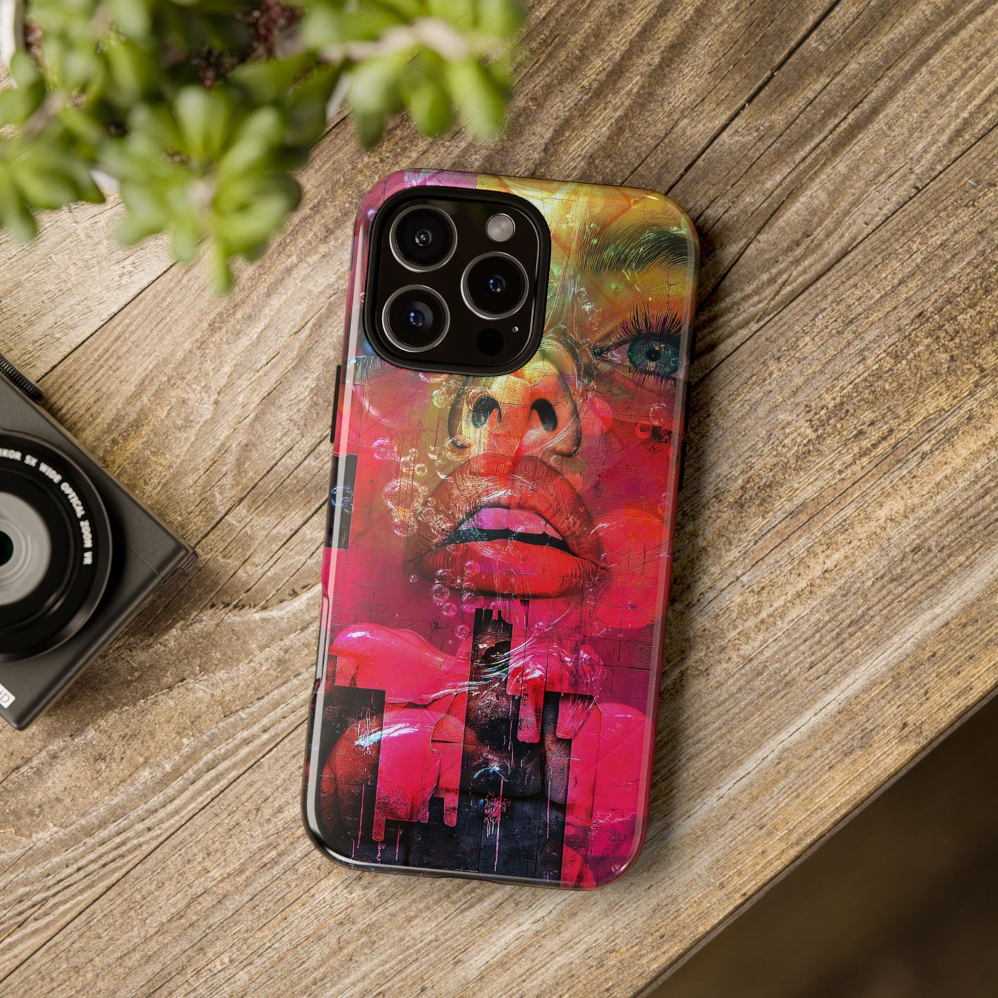 Abstract Wall Graffiti Tough Case, Protective Phone Cover, Artistic iPhone Accessories, Unique Samsung Galaxy Case, Cool Street Art Design