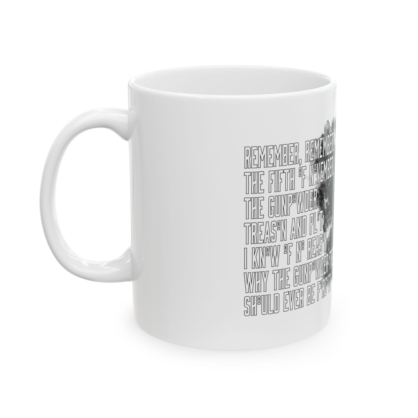 Guy Fawkes Mug - Ceramic Mug