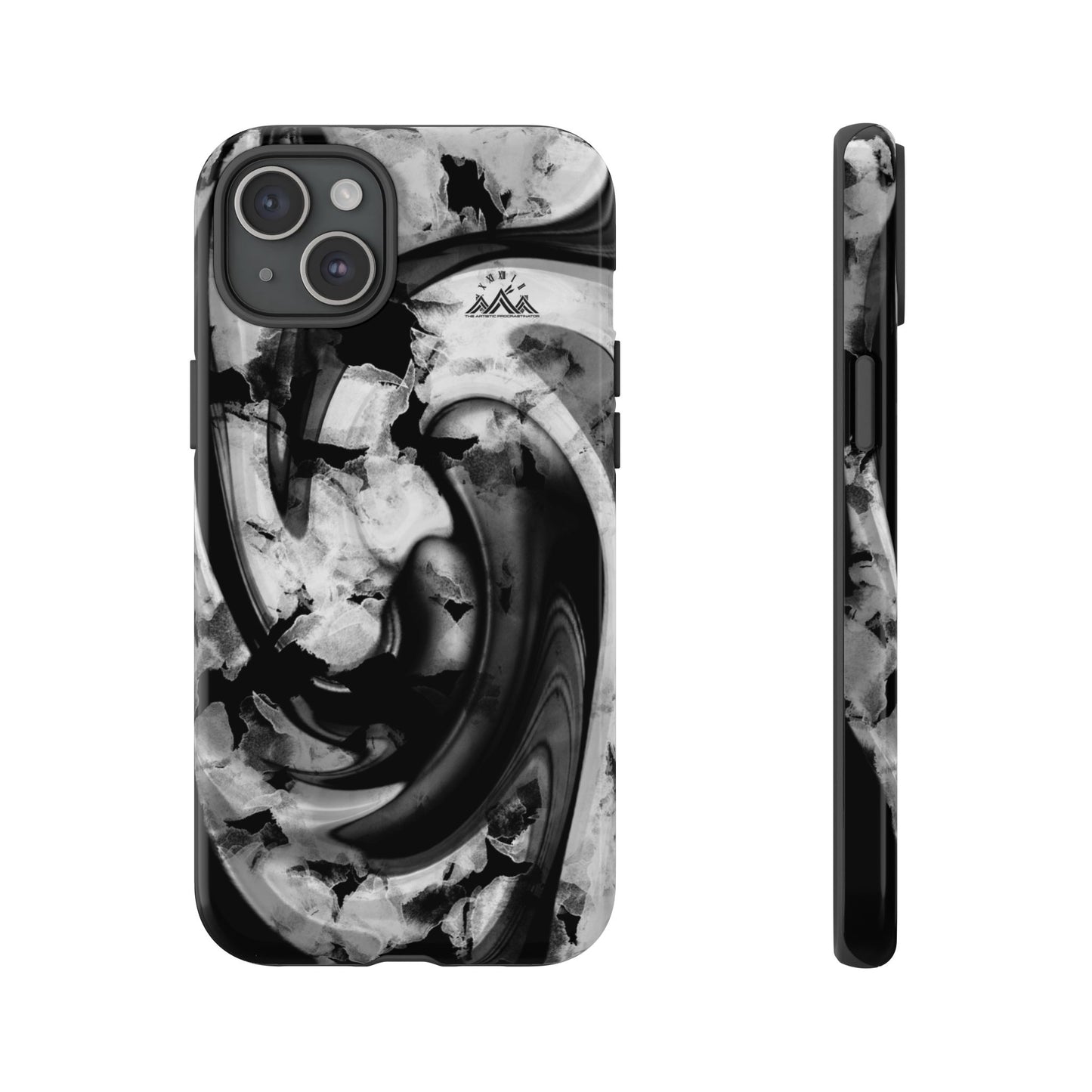 Phone Cases, Black and White Design, iPhone Case, Samsung Galaxy, Unique Gift, Protective Cover