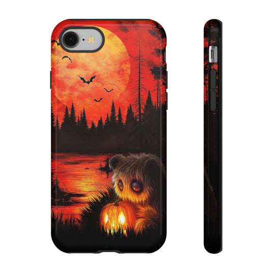 Halloween Phone Case, Spooky Cute Tough Case, Scary Halloween Phone Cover, Pumpkin Phone Protector, Cute Halloween Phone Accessories