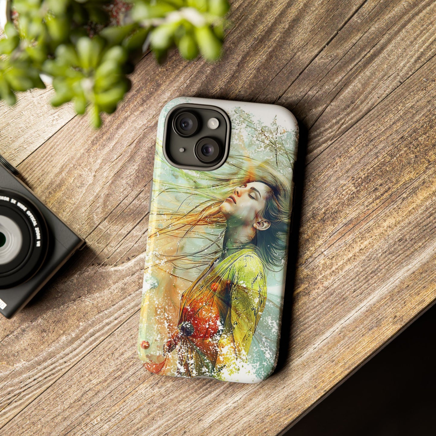 Phone Case Wind Storm Design, Tough Cases for iPhone, Protective Smartphone Cover, Heavy Duty Shell, Weather Pattern Accessories