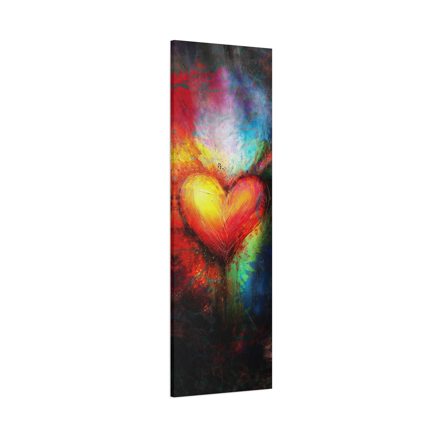 A Vertical Canvas Print of - Abstract Love