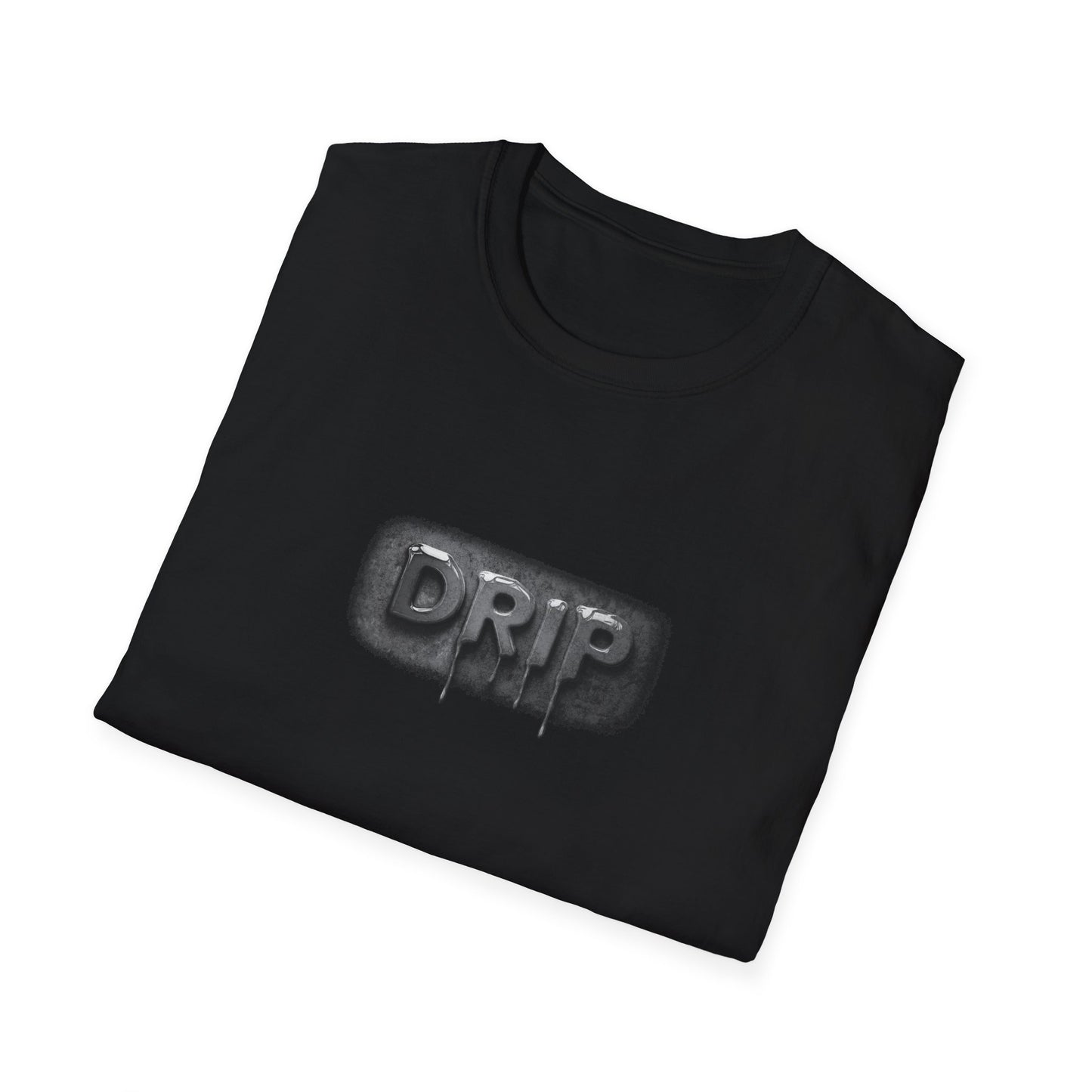 DRIP Unisex Softstyle T-Shirt, Trendy Hipster Shirt, Cool Graphic Tee, Urban Streetwear Top, Gift for Fashionable Friend