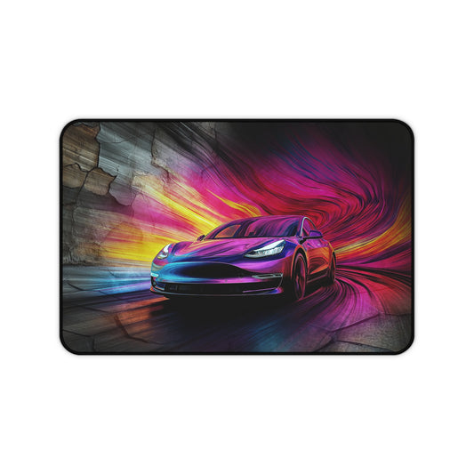 Speeding Car Desk Mat, Office Desk Decor, Mouse Pad Table Protector, Desk Pad for Home Office, Gift for Car Enthusiasts.